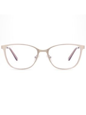 DIFF Carmen Bluelight Glasses Brushed Rose Gold Blue Light Blocking Glasses